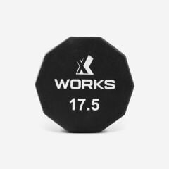 XWORKS Premium Dumbbell – 10 Köşeli TPU Kaplamalı Dambıl (Tek) (XW3200000) 17.5KG