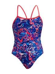 Funkita Swim Secure Mad Cat Kadın Antrenman Mayosu – Destekli Yapı & C-Infinity Klor Dayanımlı