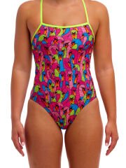 Funkita SS Swan City Kadın Antrenman Mayosu – C-Infinity Klor Dayanımlı