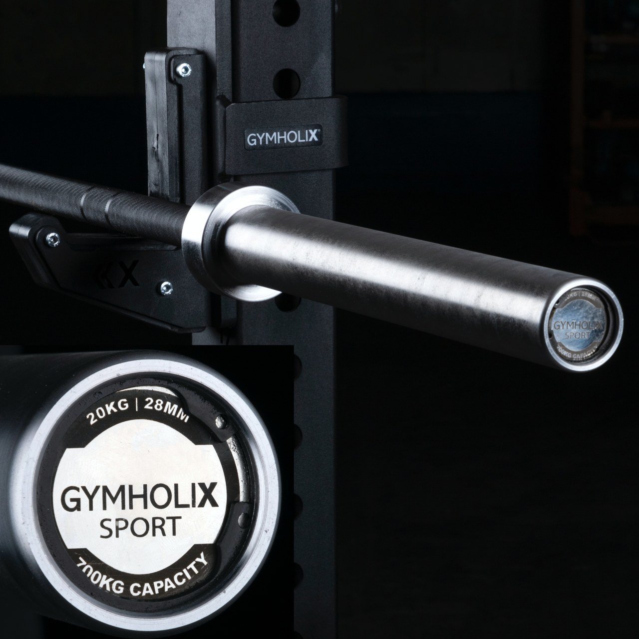 GYMHOLIX® Sport Olimpik Halter 20KG 220CM | Profesyonel Barbell
