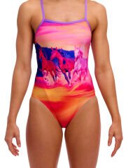 Funkita SS Go Riding Kadın Antrenman Mayosu – C-Infinity Klor Dayanımlı