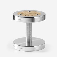 GYMHOLIX® Paslanmaz Çelik Ahşap Başlı Dambıl - Stainless Steel Dumbbell (Tek) (FGX1010) 7.5KG