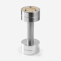 GYMHOLIX® Paslanmaz Çelik Ahşap Başlı Dambıl - Stainless Steel Dumbbell (Tek) (FGX1010) 7.5KG
