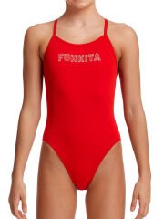 Funkita SS Fire – Kız Çocuk Antrenman Mayosu – C-Infinity Dayanıklı Kumaş