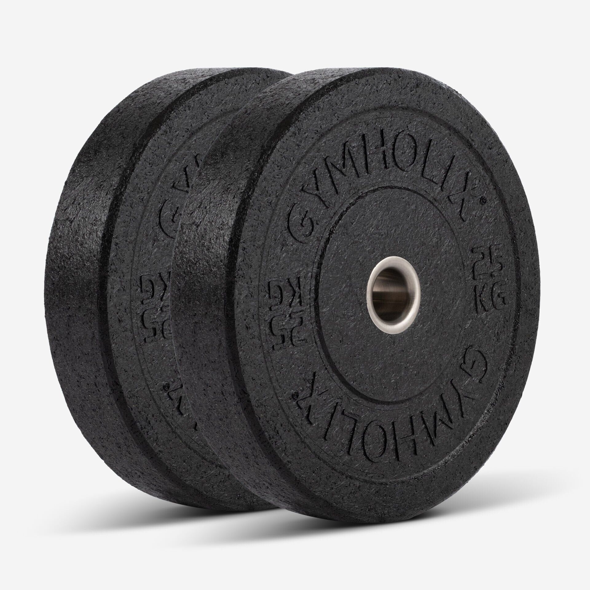 GYMHOLIX® Heavy Duty Bumper Plate | Profesyonel Kauçuk Ağırlık Plakası 25 KG Plaka Çift