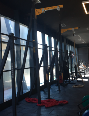 GYMHOLIX® 2 Rack 5 Bacak V Tip İstasyon (Rig) (GFWXN005)