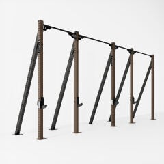 GYMHOLIX® 2 Rack 5 Bacak V Tip İstasyon (Rig) (FGXN005)