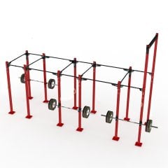 GYMHOLIX® 6 Rack 12 Bacak Orta Tip İstasyon (Rig) (FGXC012)