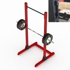 GYMHOLIX® SquatRP Mat Siyah | Rack Pull ve Squat Platformu