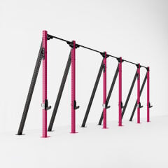 GYMHOLIX® 3 Rack 6 Bacak V Tip İstasyon (Rig) (FGXN006)