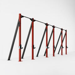 GYMHOLIX® 3 Rack 6 Bacak V Tip İstasyon (Rig) (FGXN006)