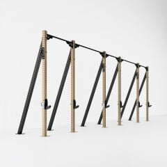 GYMHOLIX® 3 Rack 6 Bacak V Tip İstasyon (Rig) (FGXN006)