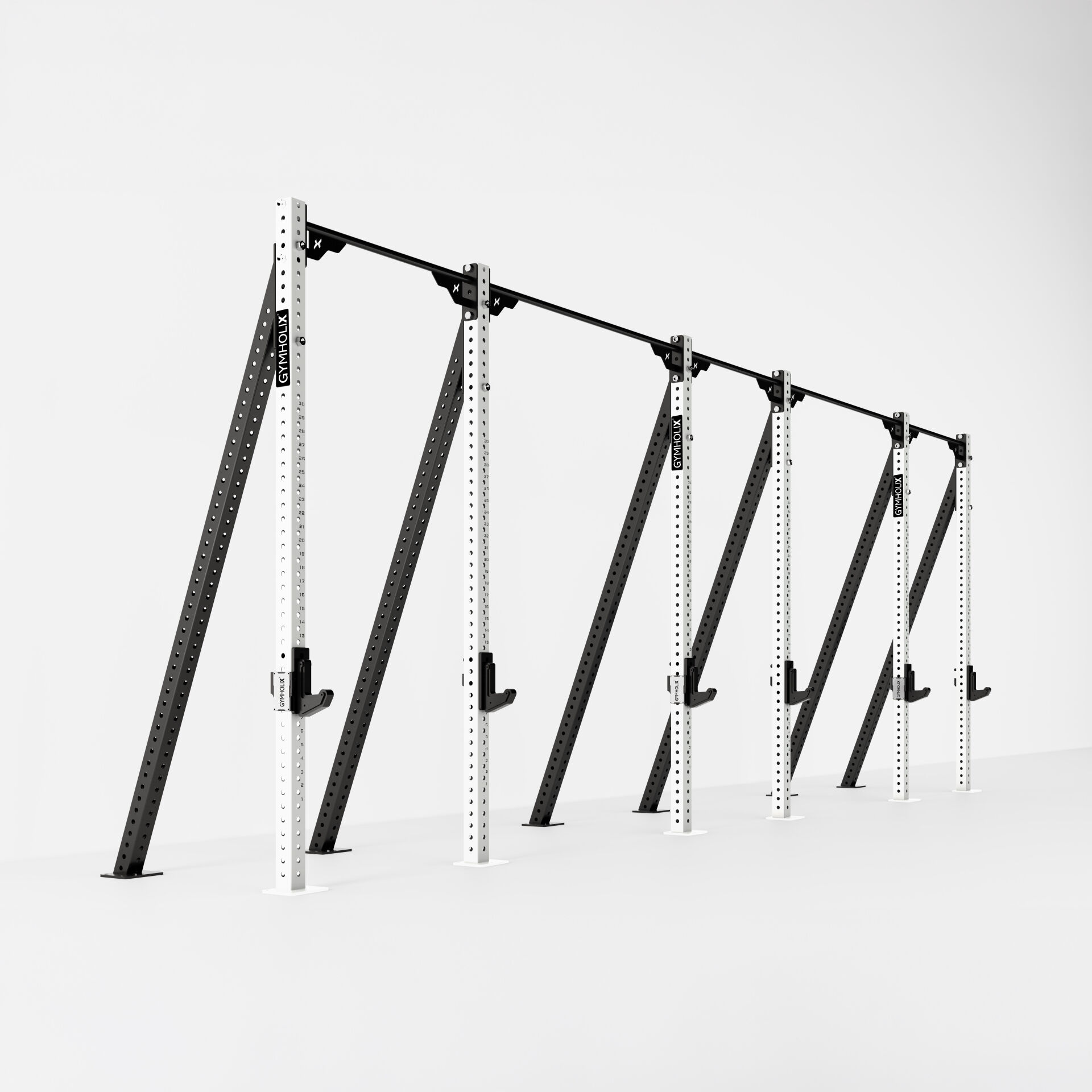 GYMHOLIX® 3 Rack 6 Bacak V Tip İstasyon (Rig) (FGXN006)