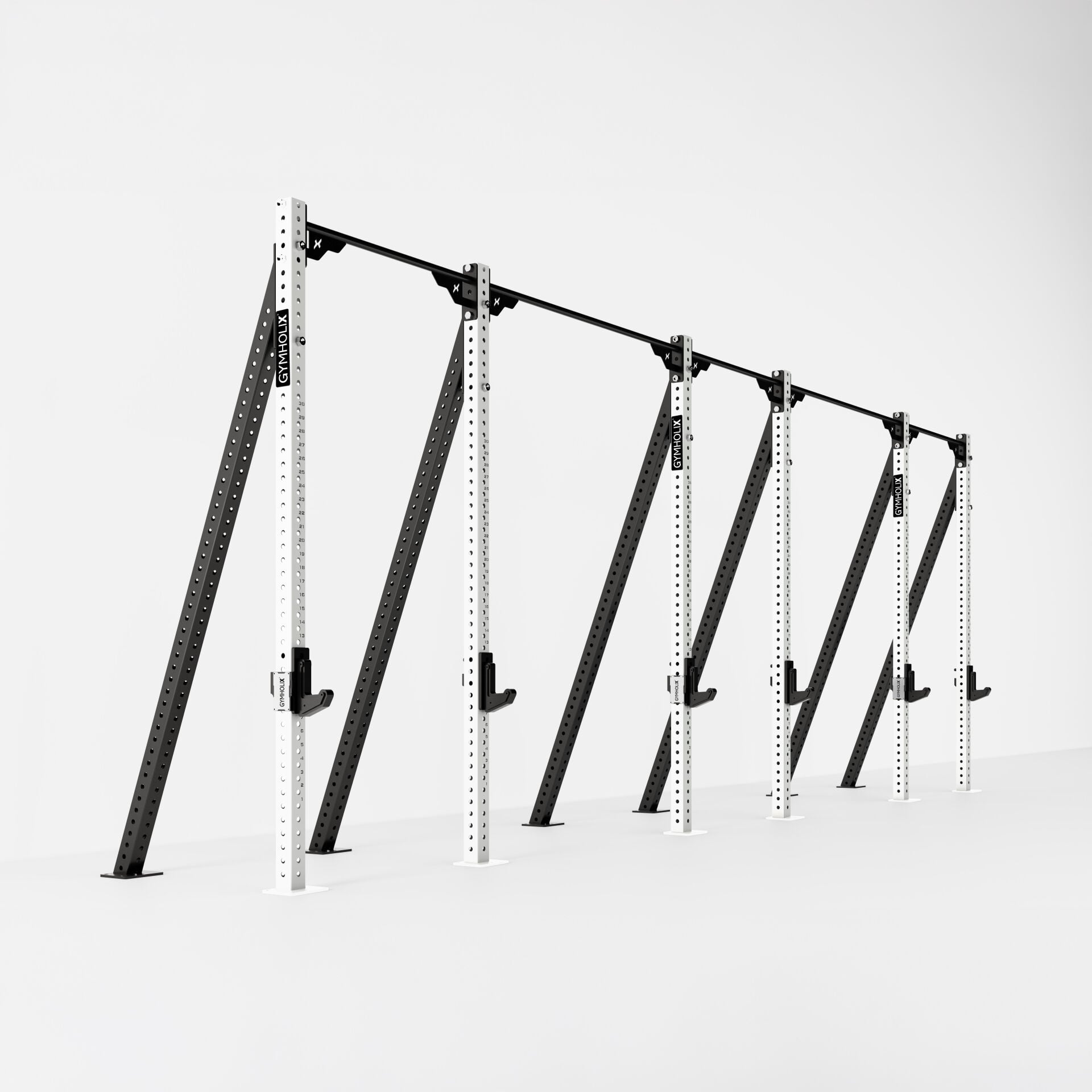 GYMHOLIX® 3 Rack 6 Bacak V Tip İstasyon (Rig) (FGXN006)