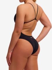 Funkita SST Still Black Kadın Antrenman Mayosu – İnce Askı Tasarımı & C-Infinity Klor Dayanımlı