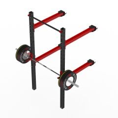 GYMHOLIX® SquatW V2 Duvar Menteşeli İstasyon | Katlanabilir Squat Rack (FGX0094)