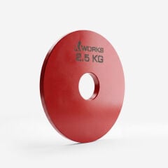 XWORKS Renkli Mikro Metal Plaka | Powerlifting Çelik Ağırlık Plakası (Çift) (FWX7001) 2.5KG
