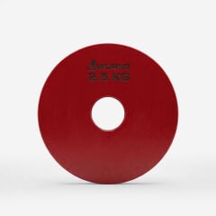 XWORKS Renkli Mikro Metal Plaka | Powerlifting Çelik Ağırlık Plakası (Çift) (FWX7001) 2.5KG