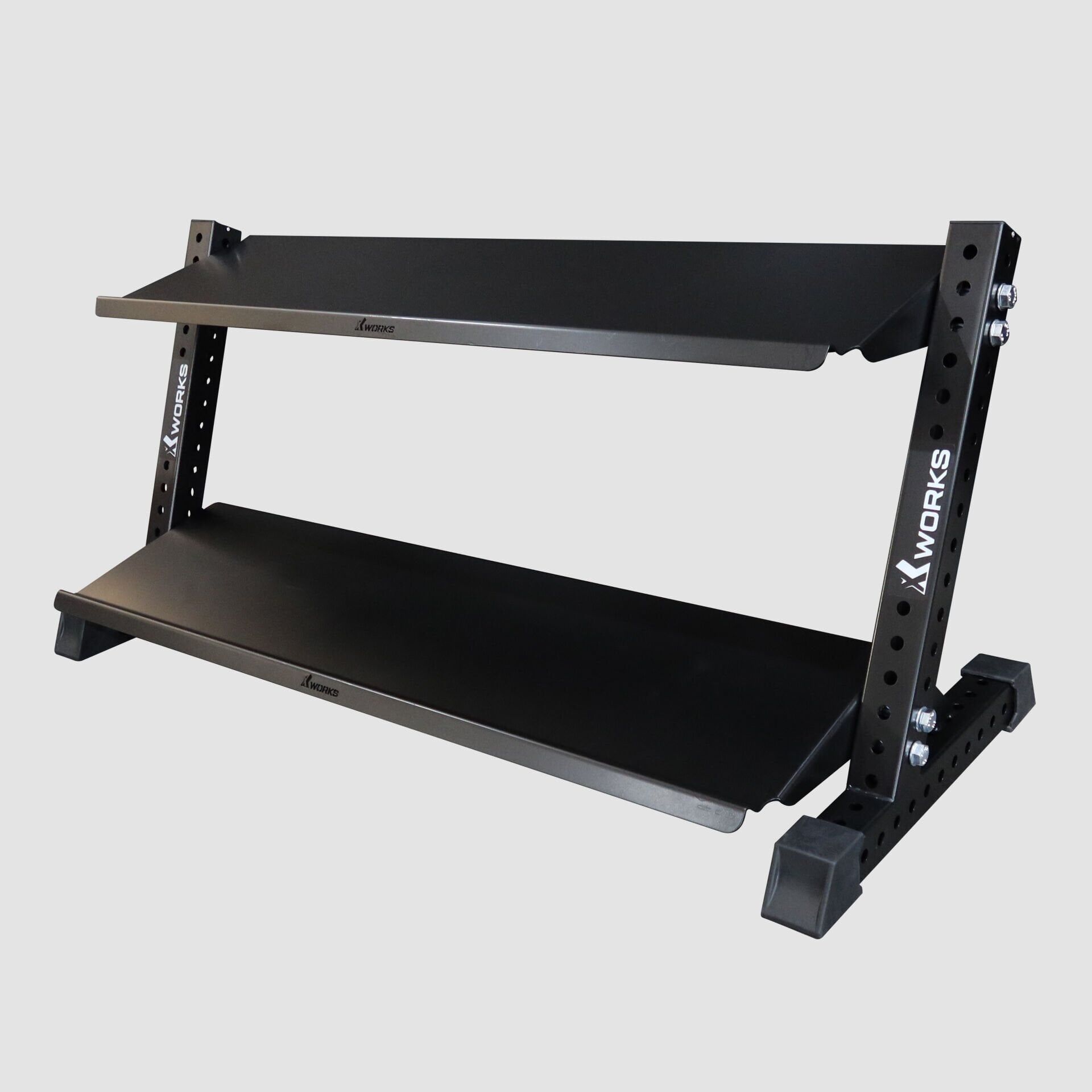 XWORKS 2 Katlı Dambıl Rafı – Dumbbell Depolama Ünitesi (FWX0024) MAVİ (RAL5010)