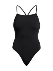 Funkita TMT Still Black Kadın Antrenman Mayosu – Ayarlanabilir Askı Tasarımı & C-Infinity Klor Dayanımlı