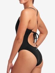 Funkita TMT Still Black Kadın Antrenman Mayosu – Ayarlanabilir Askı Tasarımı & C-Infinity Klor Dayanımlı