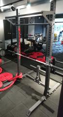 GYMHOLIX® Sipahi Light Half Rack | Pull-Up & Plaka Askılı Squat Rack