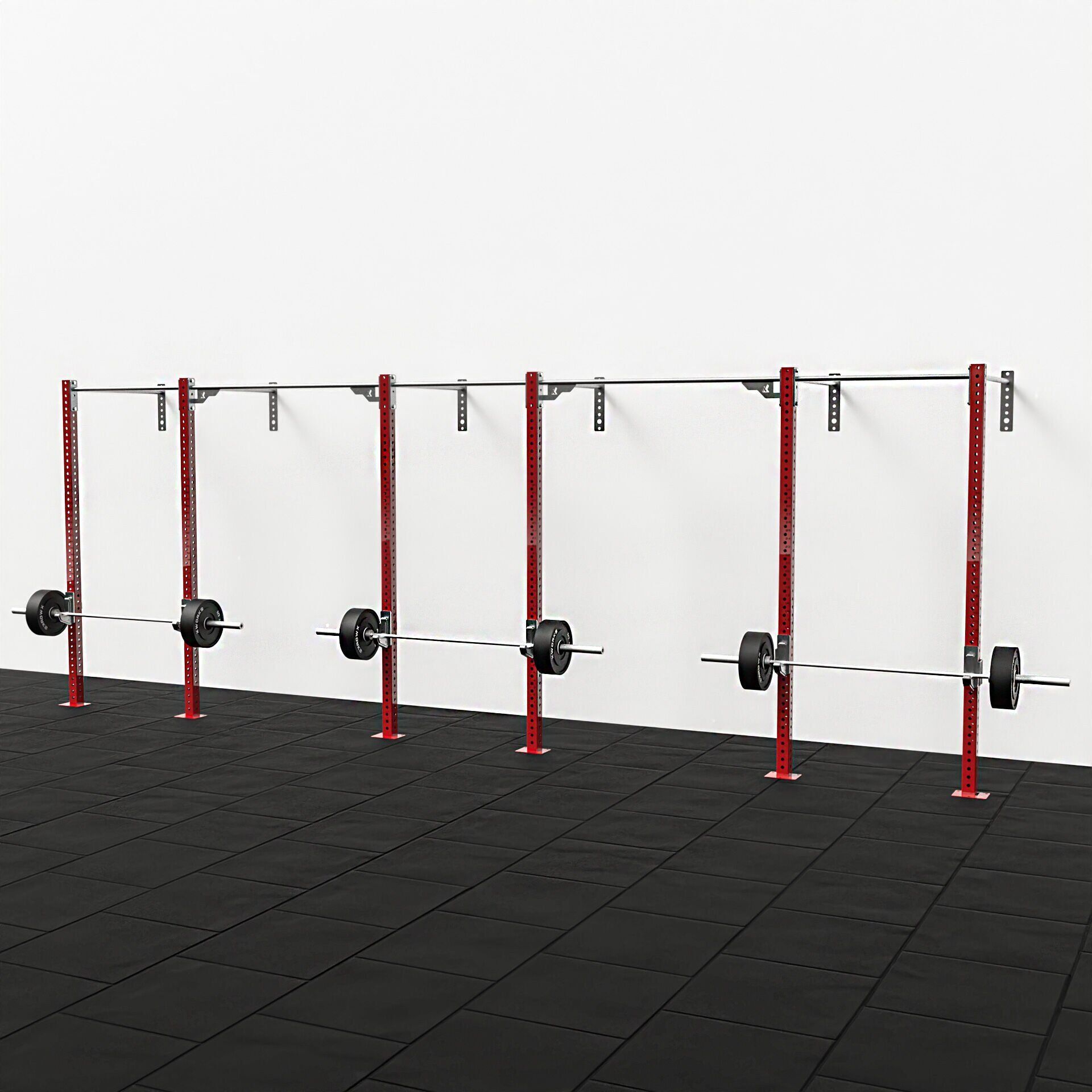 XWORKS 6 Bacak 3 İstasyon – Duvar Tip Rig Sistemi (FWXW006) KIRMIZI (RAL3000)
