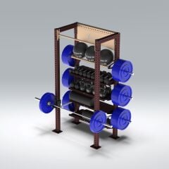2 Bacak Tek İstasyon Modüler Antrenman ve Depolama Ünitesi (FWX0089)