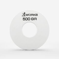 XWORKS Renkli Mikro Metal Plaka | Powerlifting Çelik Ağırlık Plakası (Çift) (FWX7001) 0.5KG