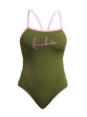 Funkita SS Glamo Camo Kadın Antrenman Mayosu –İnce Askı Tasarımı & C-Infinity Klor Dayanımlı