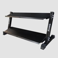 XWORKS 2 Katlı Dambıl Rafı – Dumbbell Depolama Ünitesi (FWX0024) FOSFORLU SARI (RAL1016)