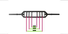 GYMHOLIX® Multi Grip Bench Row Bar V2 | Strongman Halter (FGX3021)