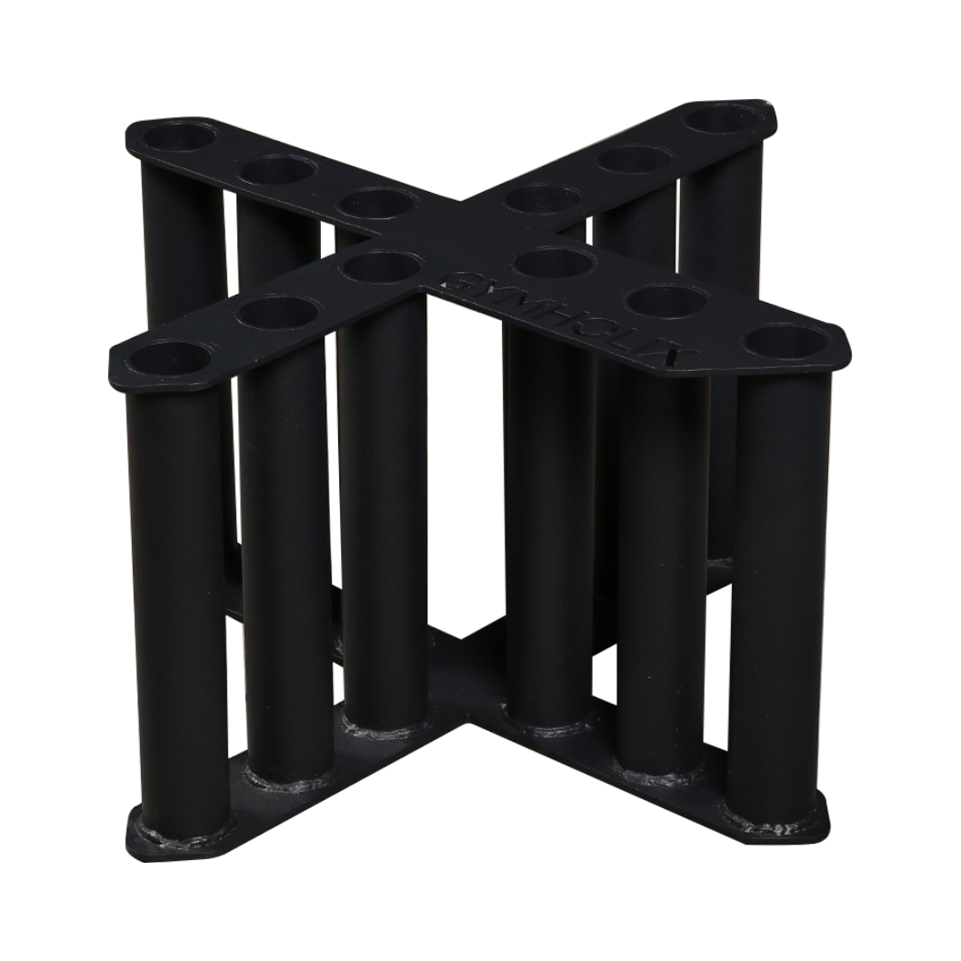 GYMHOLIX® 12’li Dikey Bar Halter Deposu | Vertical Barbell Stand