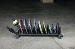 GYMHOLIX® Yatay Plaka & Bar Deposu Tekerlekli | Mobil Ağırlık Standı