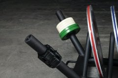 GYMHOLIX® Yatay Plaka & Bar Deposu Tekerlekli | Mobil Ağırlık Standı