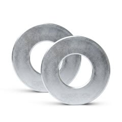 GYMHOLIX® EKO Mikro Metal Galvaniz Plaka | Powerlifting Çelik Ağırlık Plakası (Çift) (FGX7001) 0.25 KG Plaka Çift