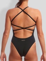 Funkita STP Bronzed Kadın Antrenman Mayosu – Çapraz Şık Askı Tasarımı & C-Infinity Klor Dayanımlı