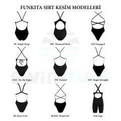 Funkita STP Bronzed Kadın Antrenman Mayosu – Çapraz Şık Askı Tasarımı & C-Infinity Klor Dayanımlı
