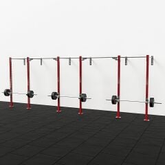 XWORKS 6 Bacak 3 İstasyon – Duvar Tip Rig Sistemi (FWXW006) FOSFORLU SARI (RAL1016)