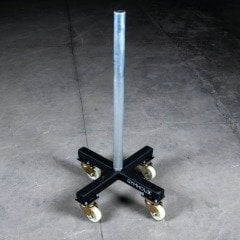 GYMHOLIX® Dikey Plaka Standı | Tekerlekli Plaka Deposu