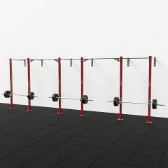 XWORKS 6 Bacak 3 İstasyon – Duvar Tip Rig Sistemi (FWXW006) PARLAK SİYAH (RAL9005)