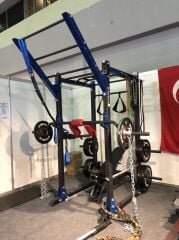 GYMHOLIX® Kafes V2 Squat & Bench Cage Rack | Profesyonel Power Rack (FGX0090)