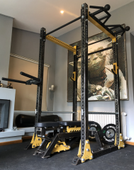 GYMHOLIX® Kafes V2 Squat & Bench Cage Rack | Profesyonel Power Rack (FGX0090)