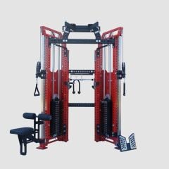 XWORKS Multi Rack Dual Adjustable Cable (Squat Bench) – MultiDAP (PLX0217) TEKSTÜRE SİYAH (RAL9005)