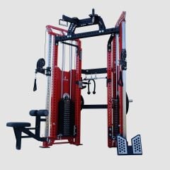 XWORKS Multi Rack Dual Adjustable Cable (Squat Bench) – MultiDAP (PLX0217) PARLAK ALÜMİNYUM (RAL830)
