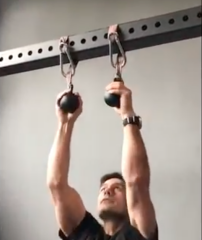 GYMHOLIX® Kavrama Topları (Çift) – Grip Strength ve Barfiks Aparatı (FGA99010)