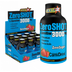 ZeroSHOT 60 Ml 3000 Mg L-Carnitine 12 Adet - Çilek