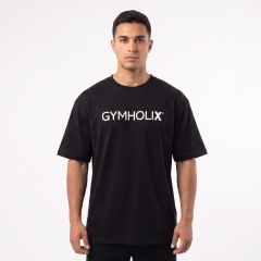 Gymholix Crew Unisex Siyah (Tişört - Tshirt) (TGX0013)