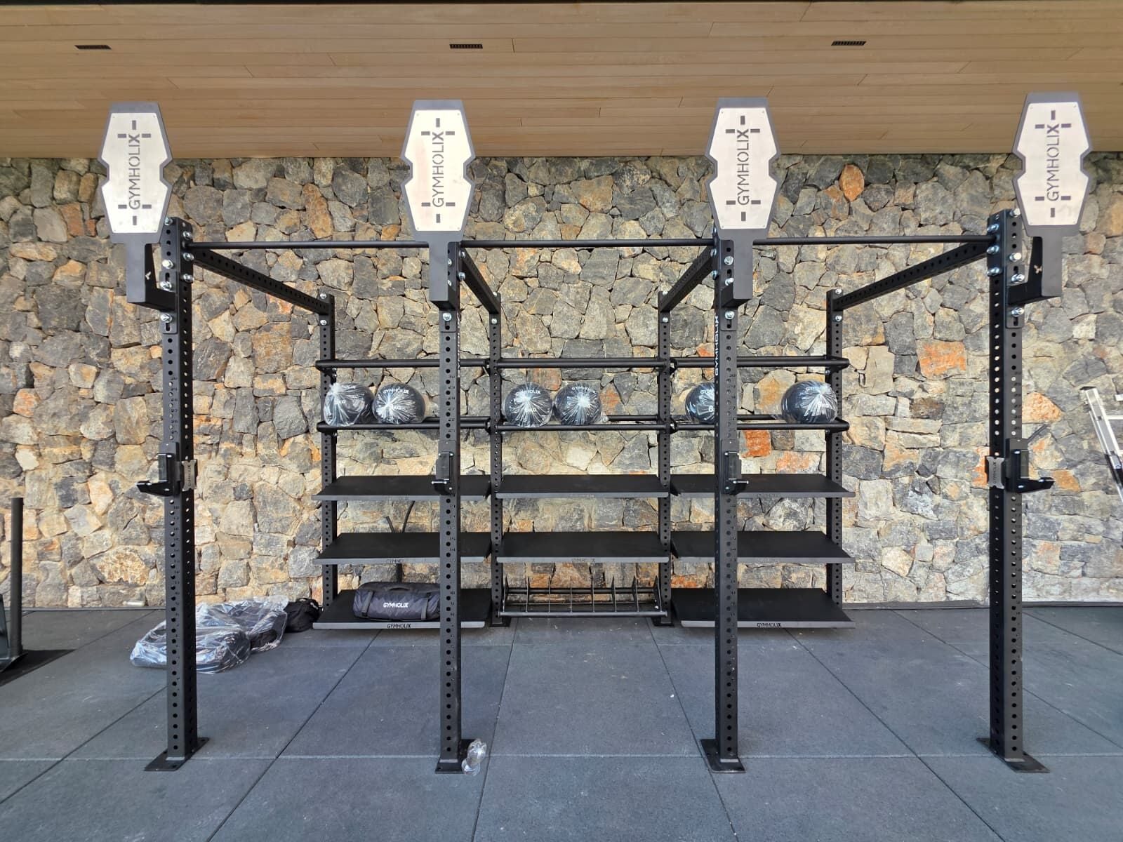 GYMHOLIX® Hybrid Wall Ball & Storage Station (FGXH004)