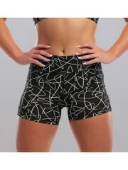 Funkita Texta Mess Kadın Tek Alt Kısa Şort / Sporcu Şortu, Antrenman Şortu